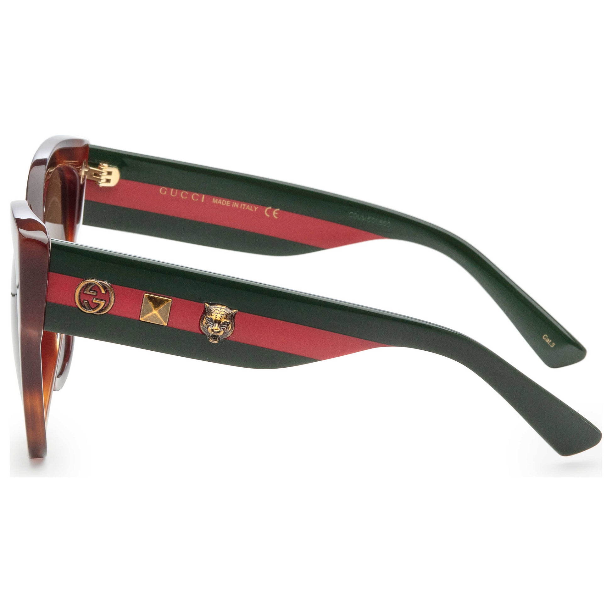 Back view of Gucci Sensual Romantic Women's Sunglasses GG0059S-002