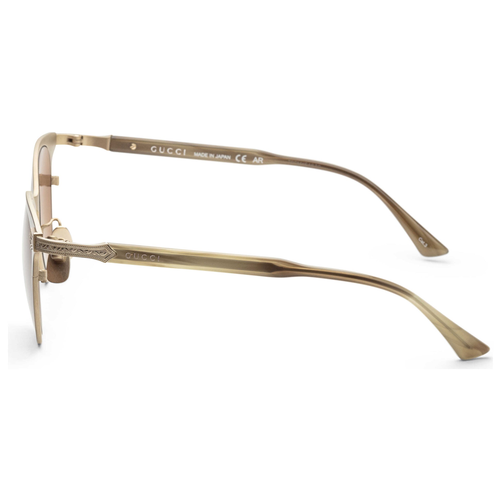 Left view of Gucci Novelty Men's Sunglasses GG0068S-30001064001