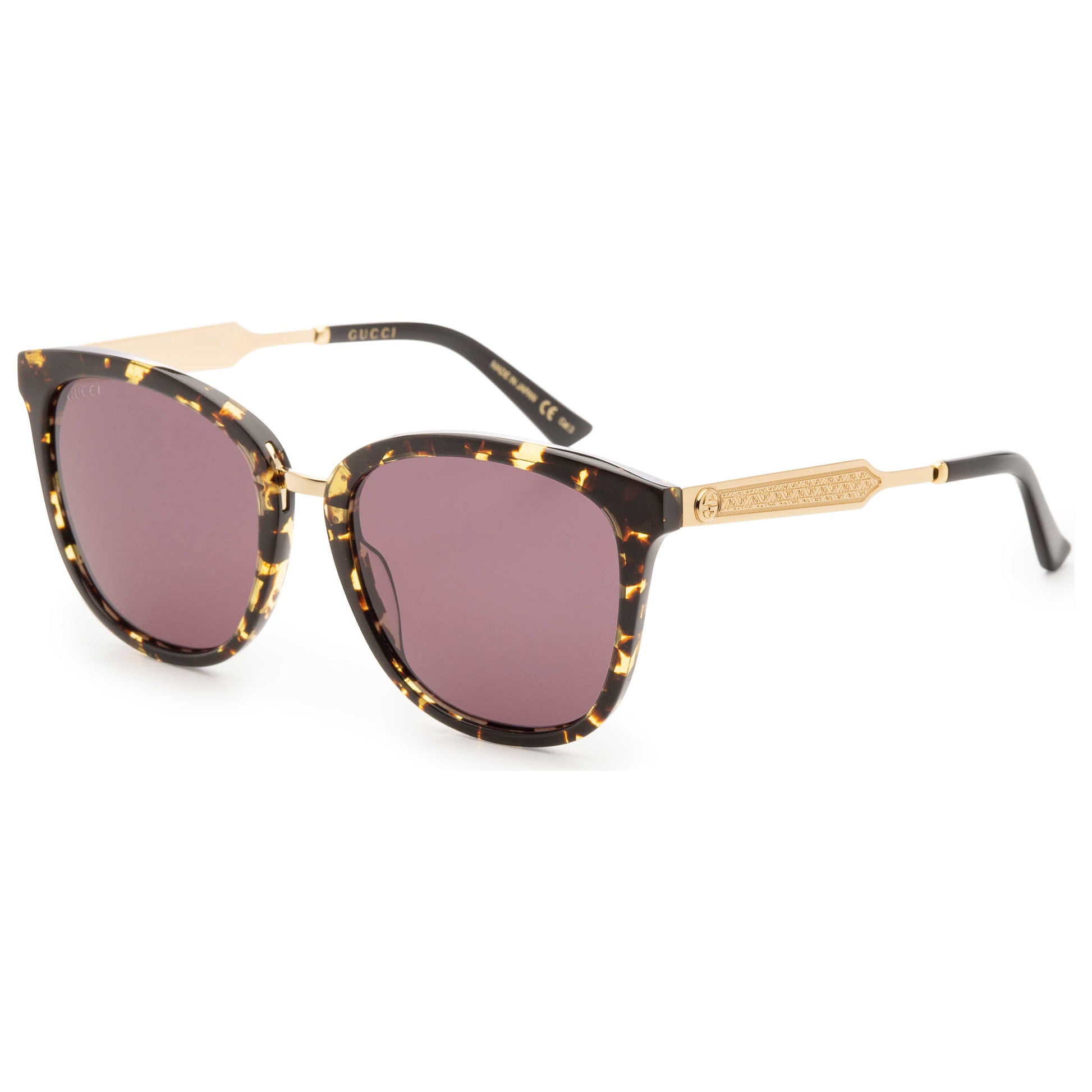 Front view of Gucci Opulent Luxury Women's Sunglasses GG0073S-002