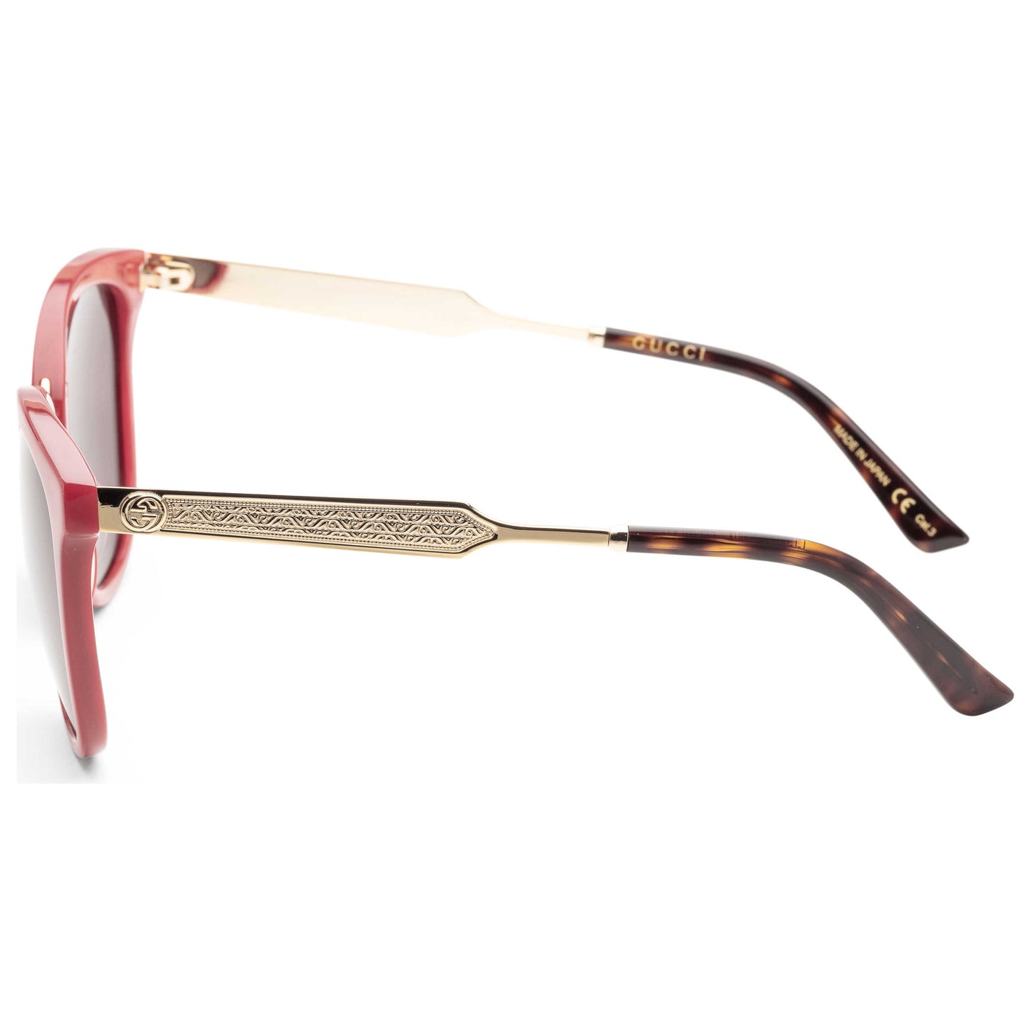 Left view of Gucci Fashion Women's Sunglasses GG0073S-30001040004