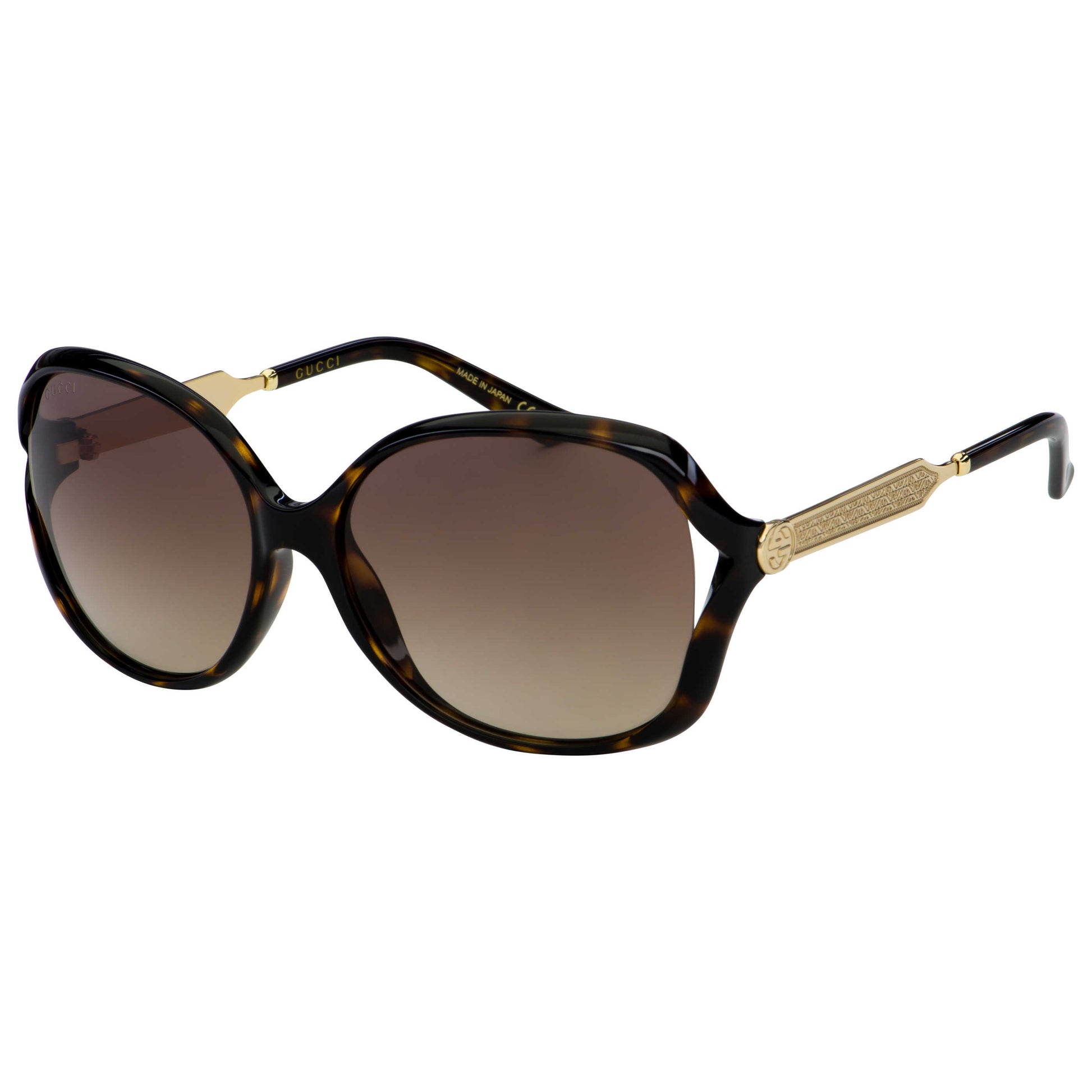 Front view of Gucci Fashion Women's Sunglasses GG0076S-003