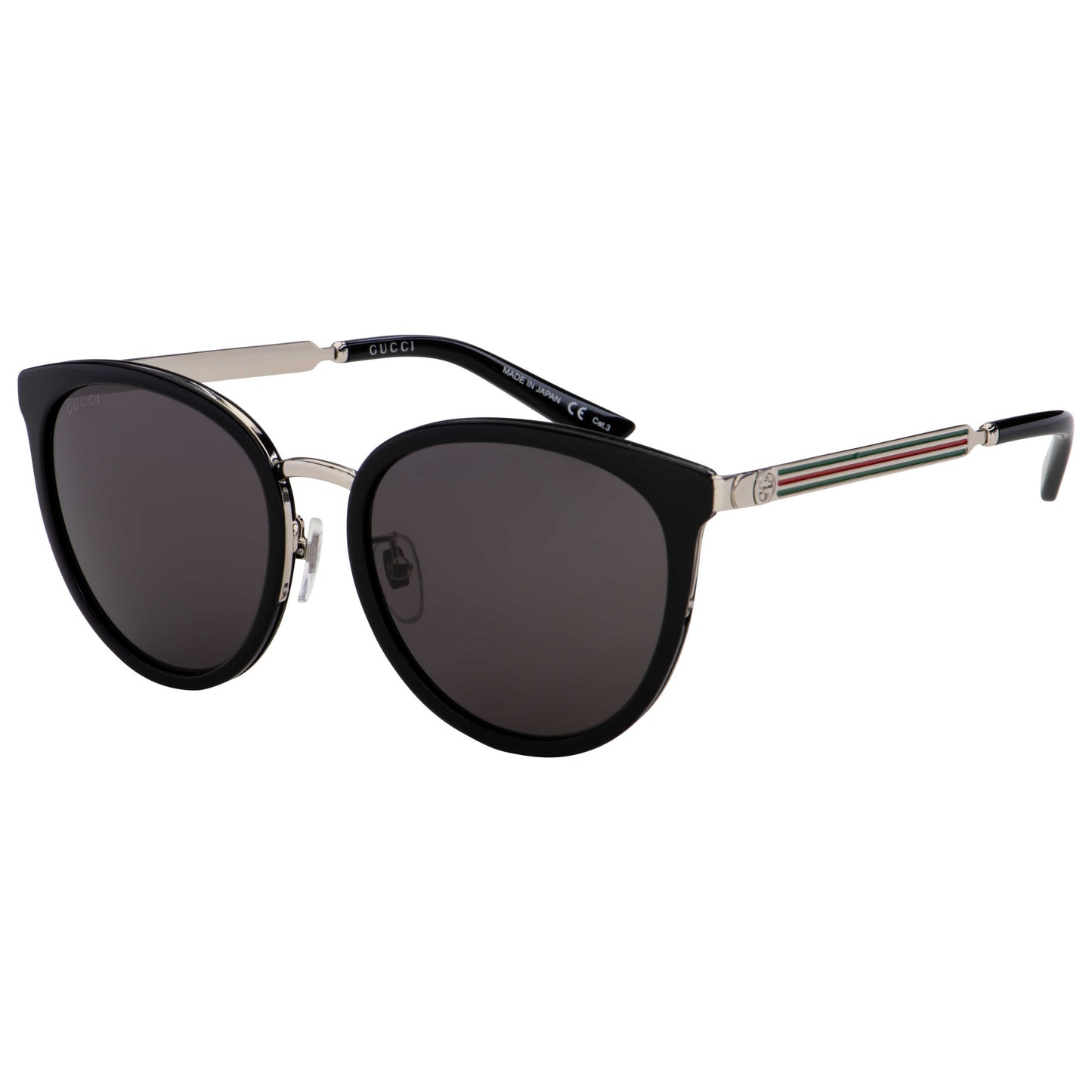 Front view of Gucci Fashion Women's Sunglasses GG0077SK-002