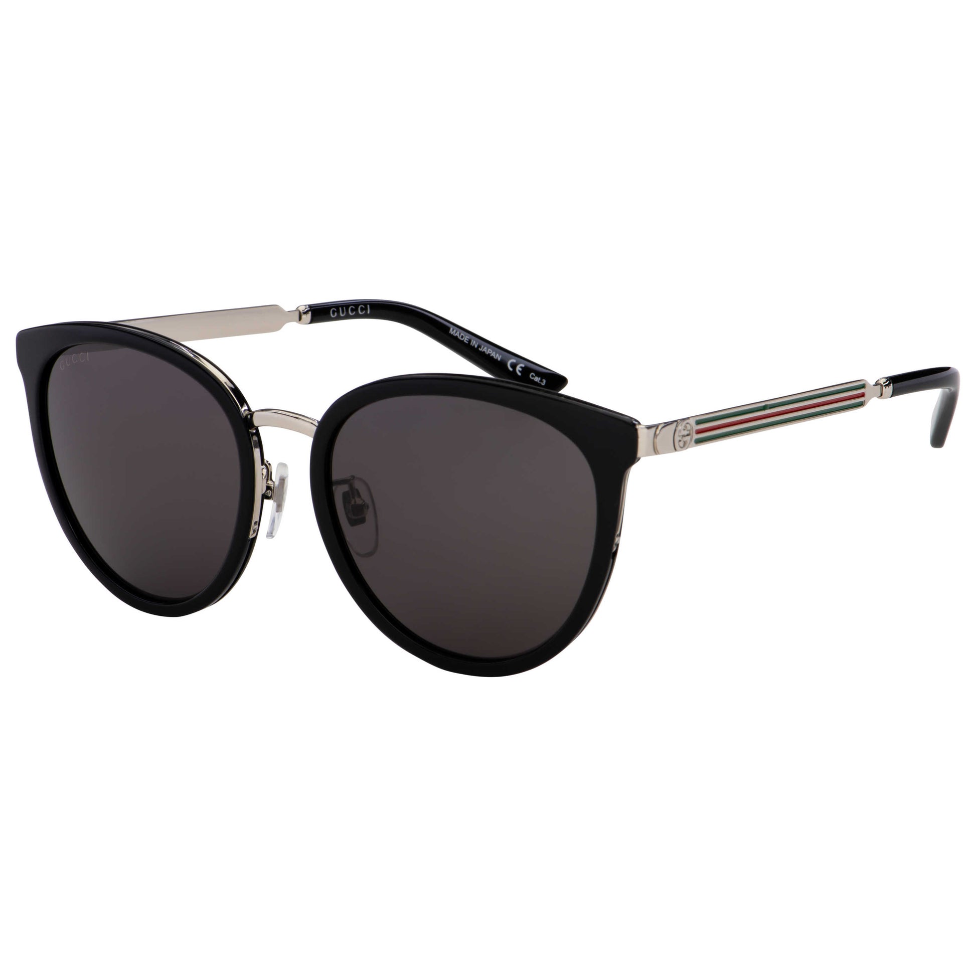Front view of Gucci Fashion Women's Sunglasses GG0077SK-002