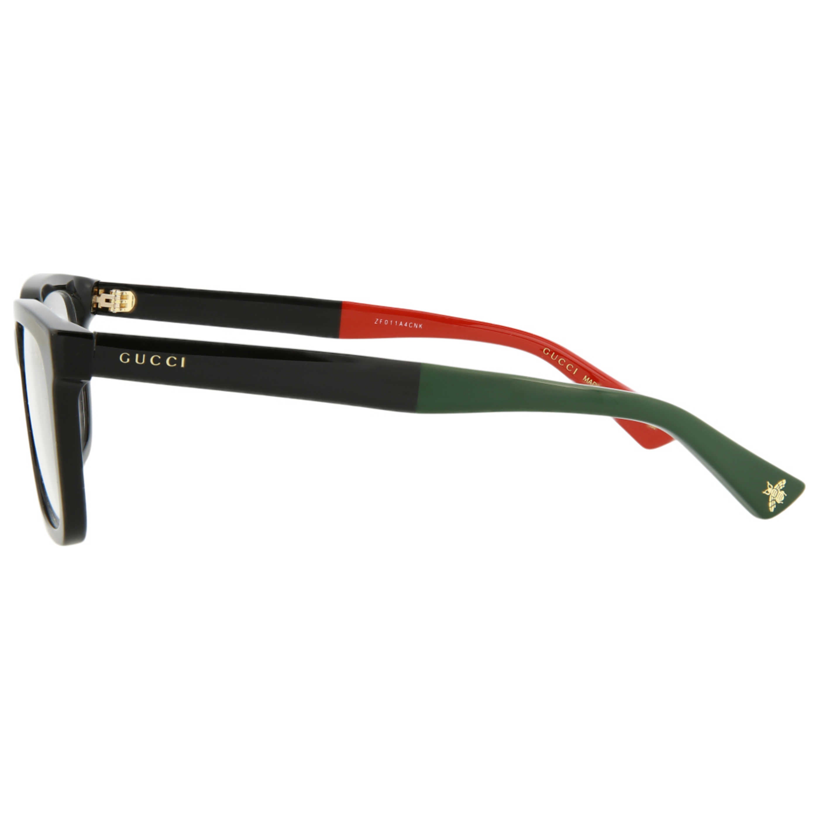 メガネ GUCCI Gucci - GG0160ON - 003 black black transpare Gucci GG0160ON 003 Black Eyeglasses for Man and Woman
