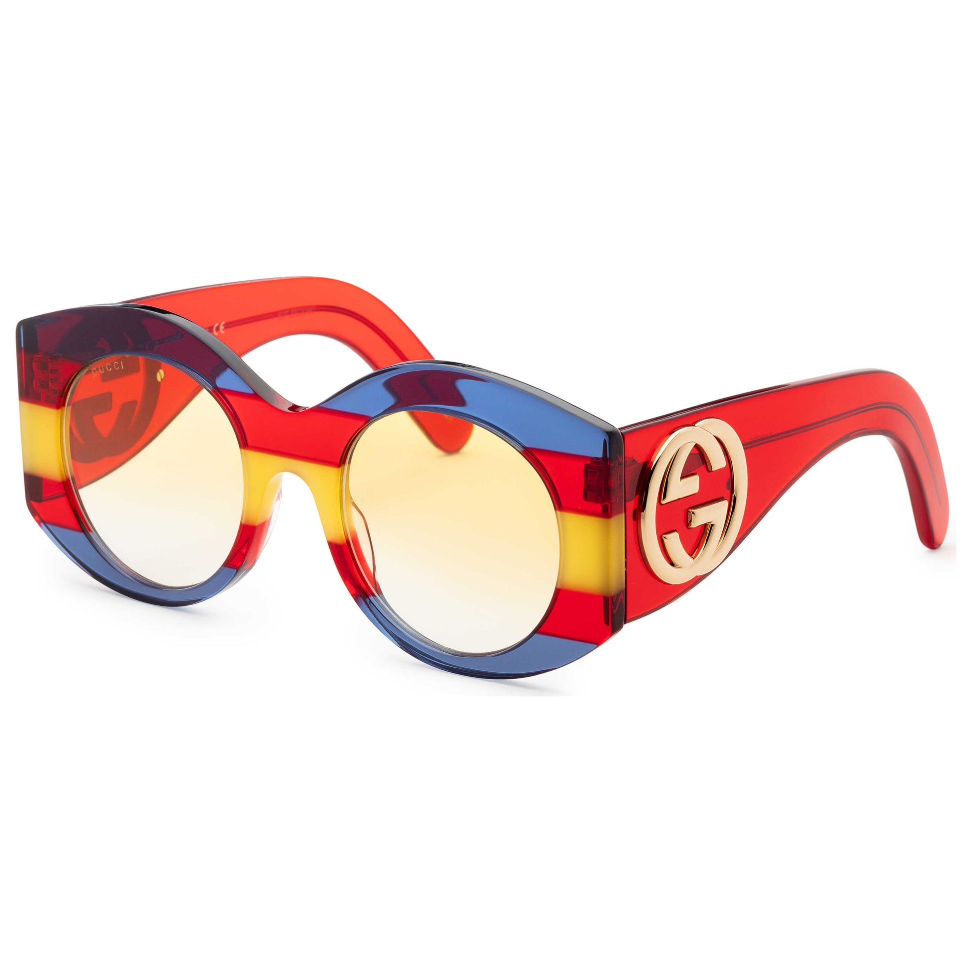 Front view of Gucci Core Women's Sunglasses GG0177S-002