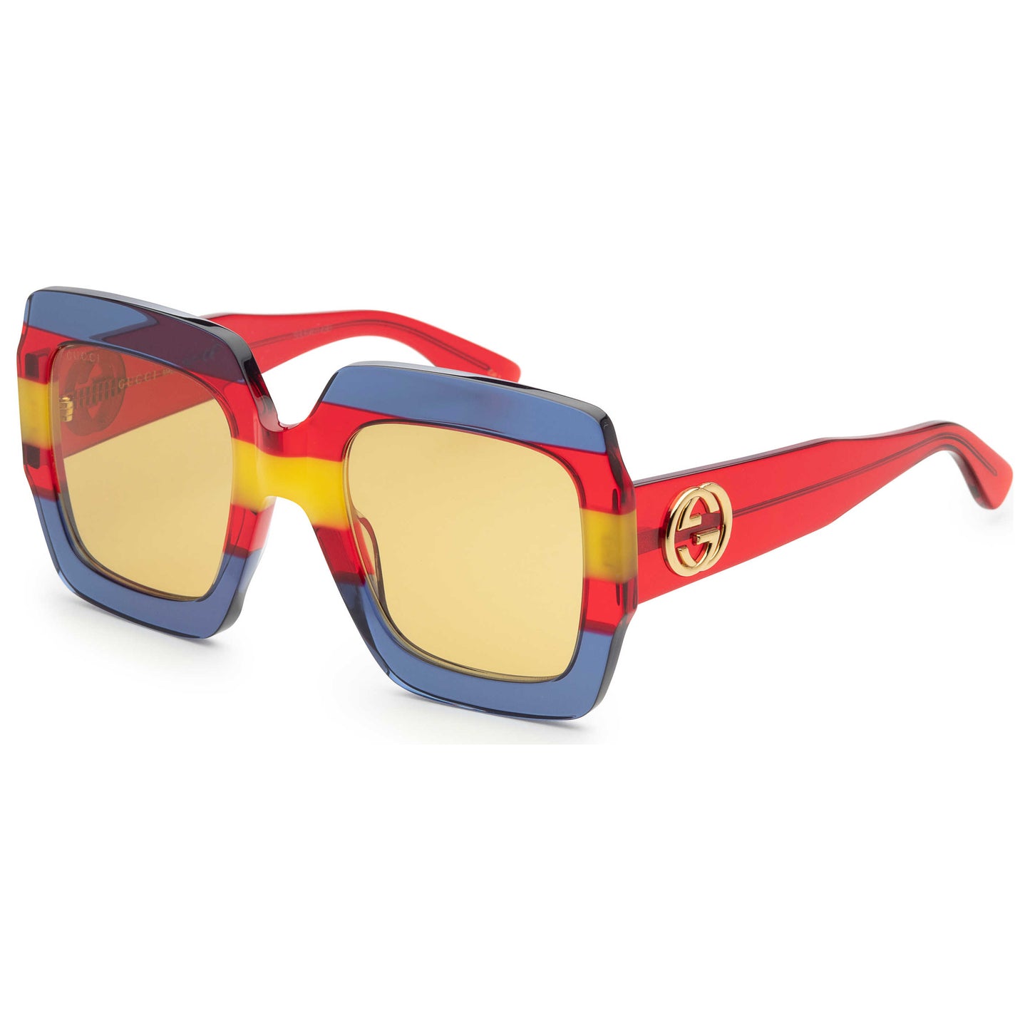 Front view of Gucci Web Women's Sunglasses GG0178S-002