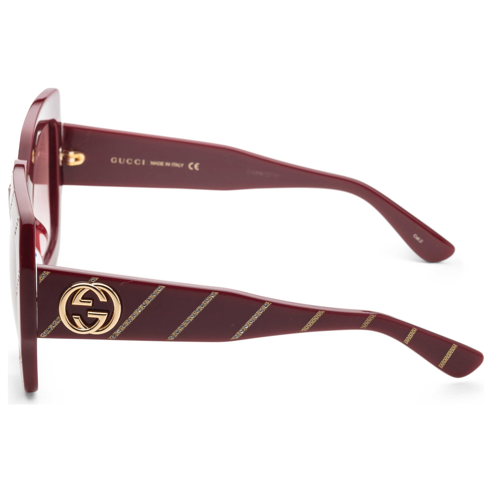 Left view of Gucci Novelty Women's Sunglasses GG0178S-30001803010