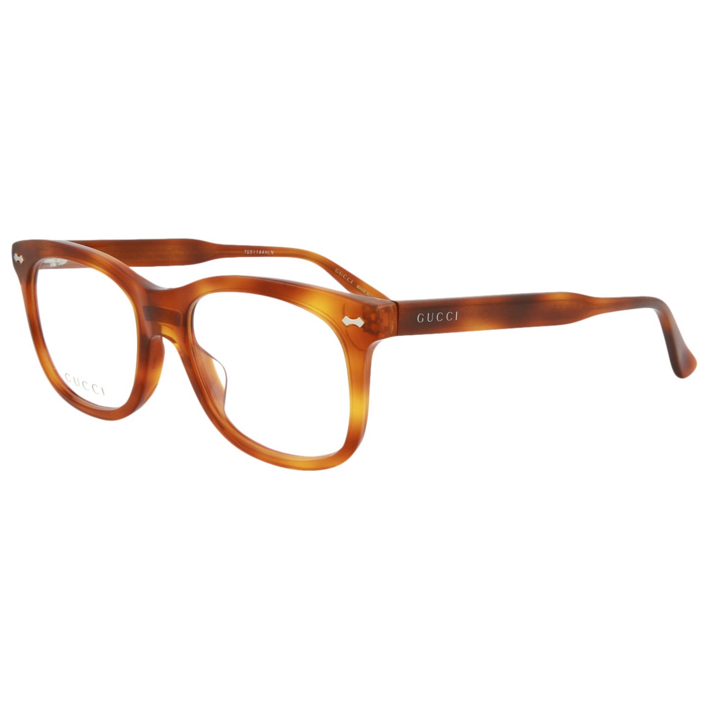 Front view of Gucci Core Unisex Opticals GG0186OA-30001752-003