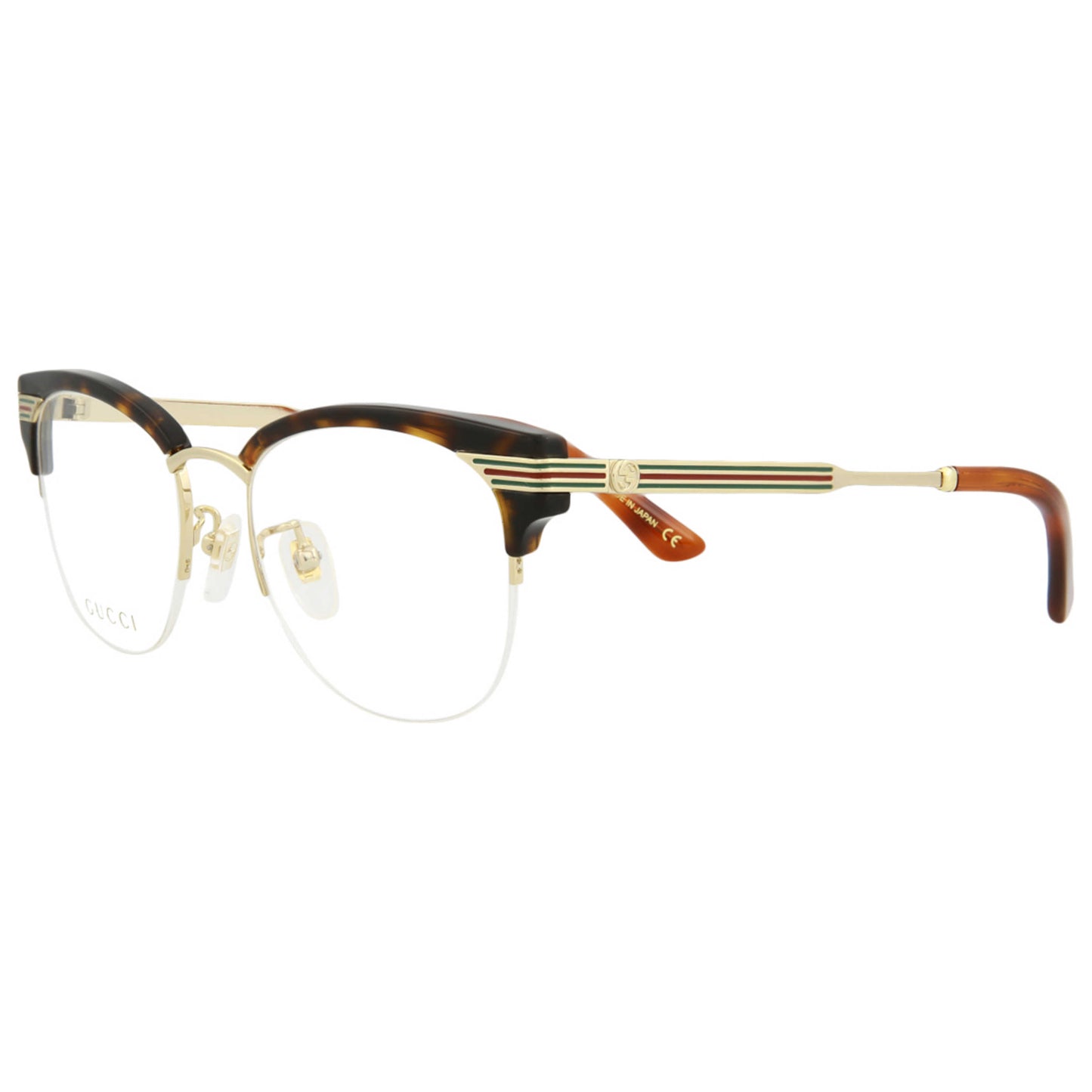 Front view of Gucci Women's Opticals GG0201O-30001808-002