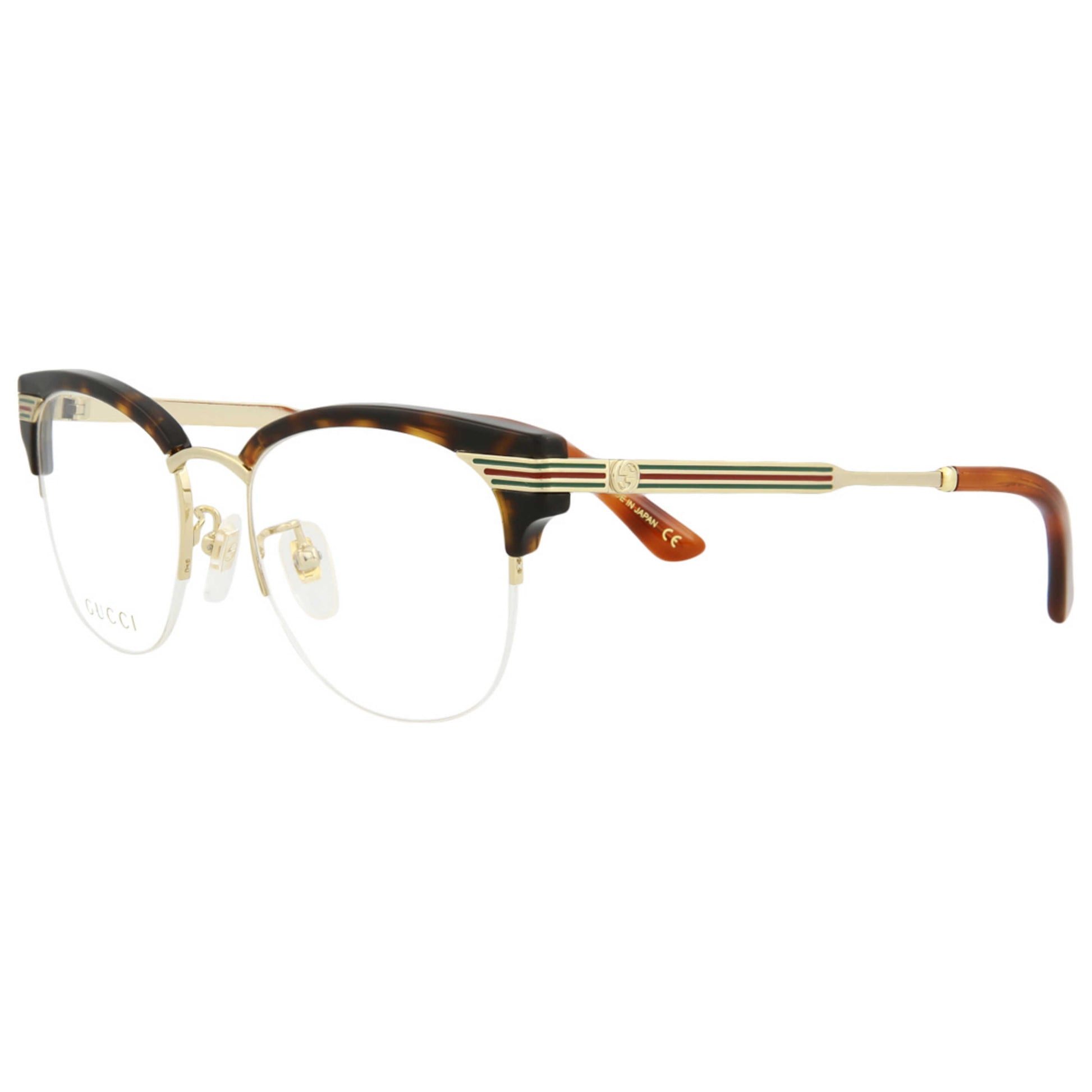 Front view of Gucci Women's Opticals GG0201O-30001808-002