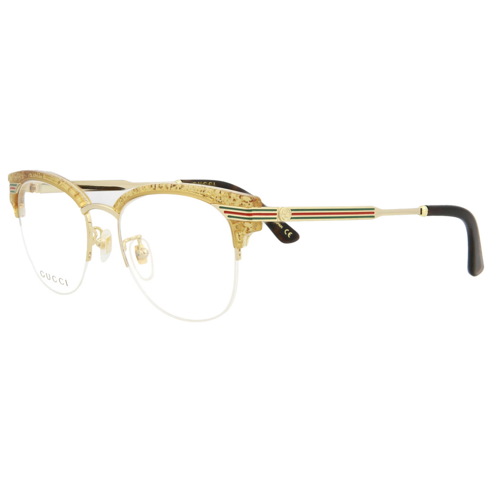 Front view of Gucci Novelty Women's Opticals GG0201O-30001808-004