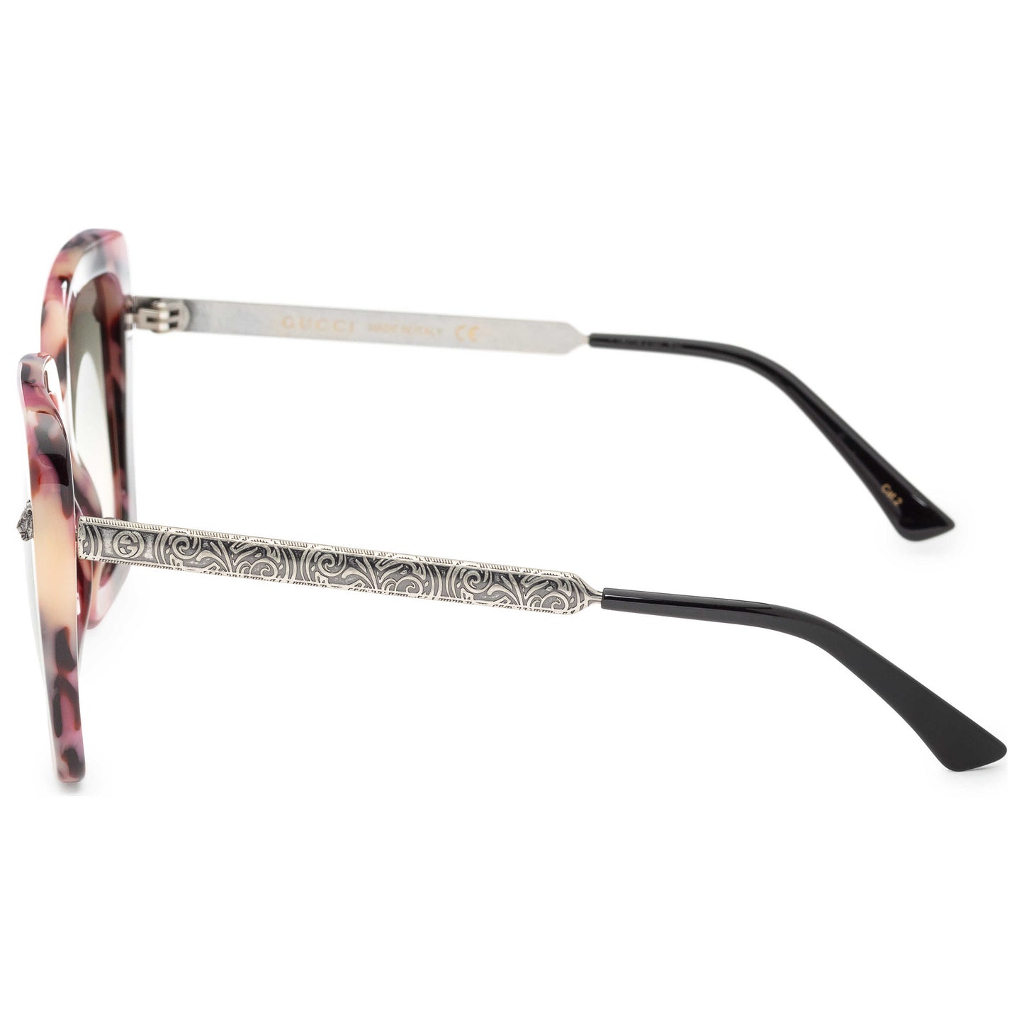 Left view of Gucci Core Women's Sunglasses GG0216S-005