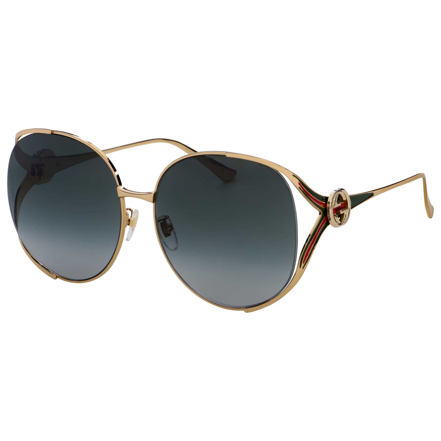 Front view of Gucci Fashion Women's Sunglasses GG0225S-001