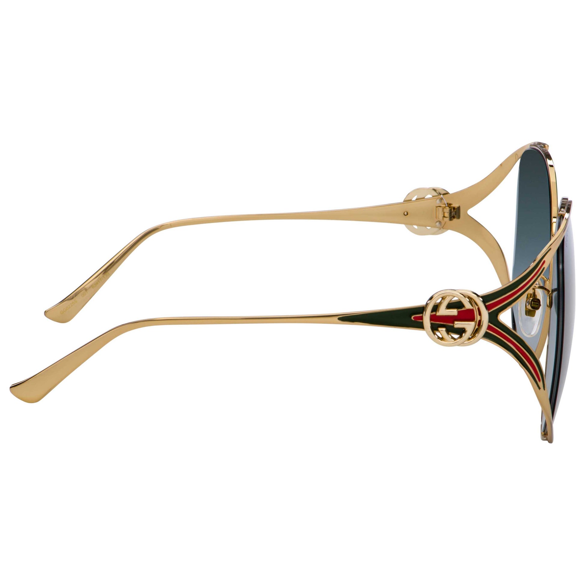 Gucci Fashion Women's Sunglasses GG0225S-001 - Image #3