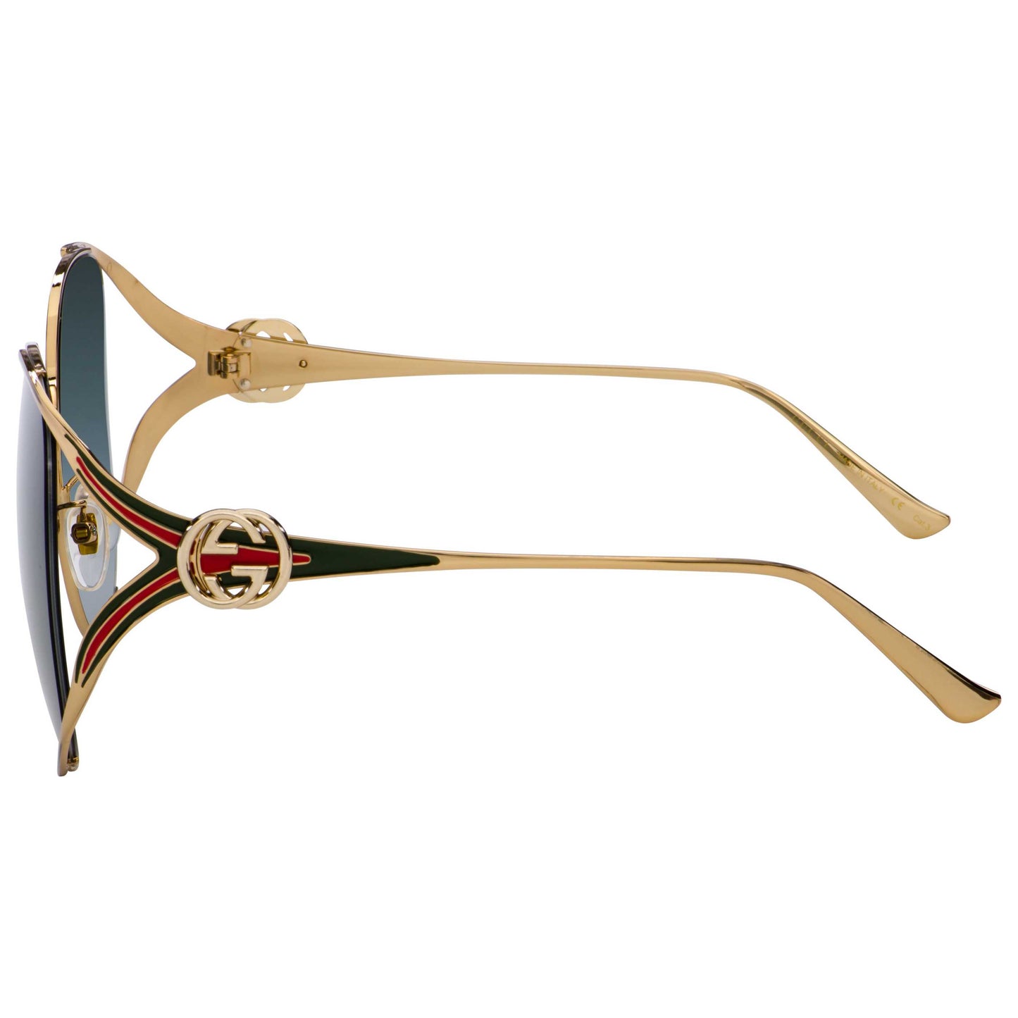 Gucci Fashion Women's Sunglasses GG0225S-001 - Image #4