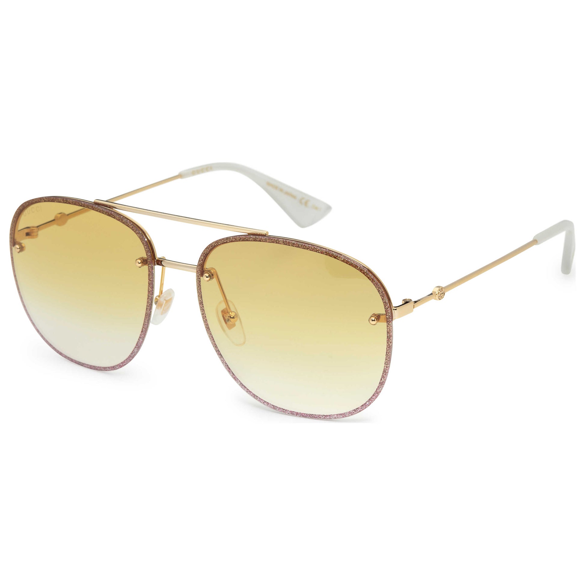 Front view of Gucci Fashion Women's Sunglasses GG0227S-005