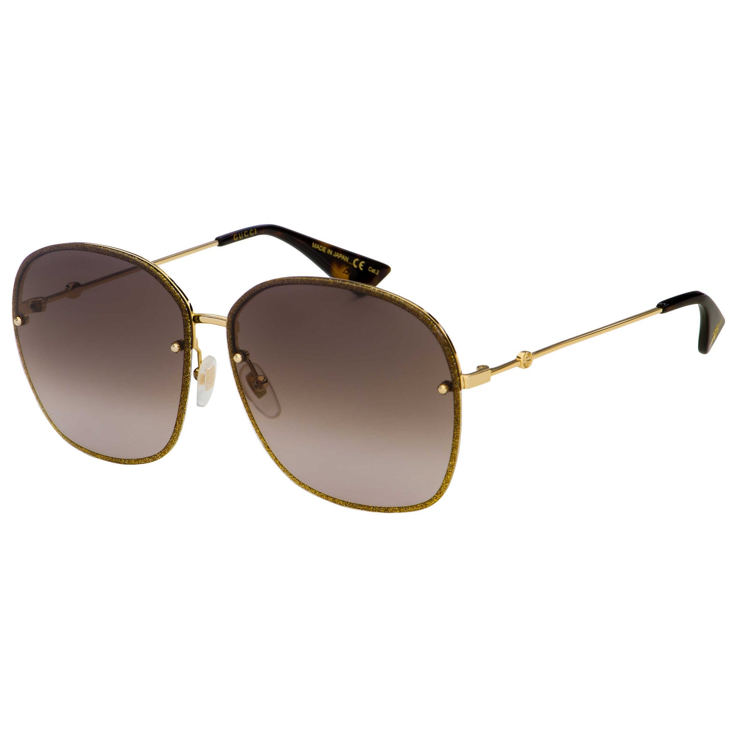 Front view of Gucci Fashion Women's Sunglasses GG0228S-003