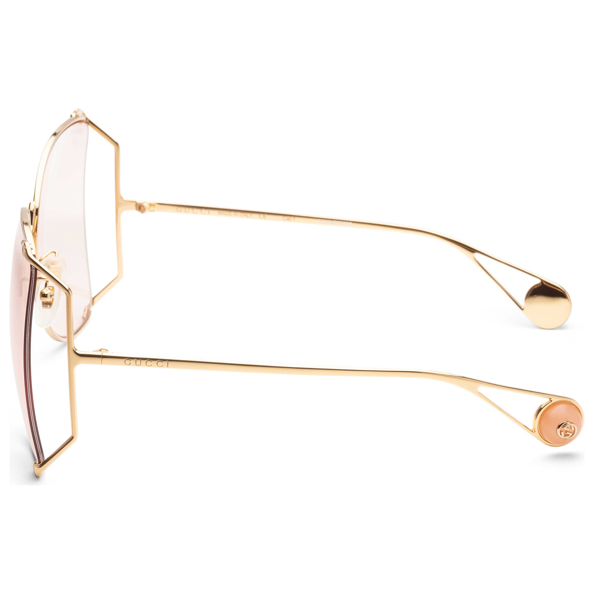 Left view of Gucci Novelty Women's Sunglasses GG0252S-30002481014
