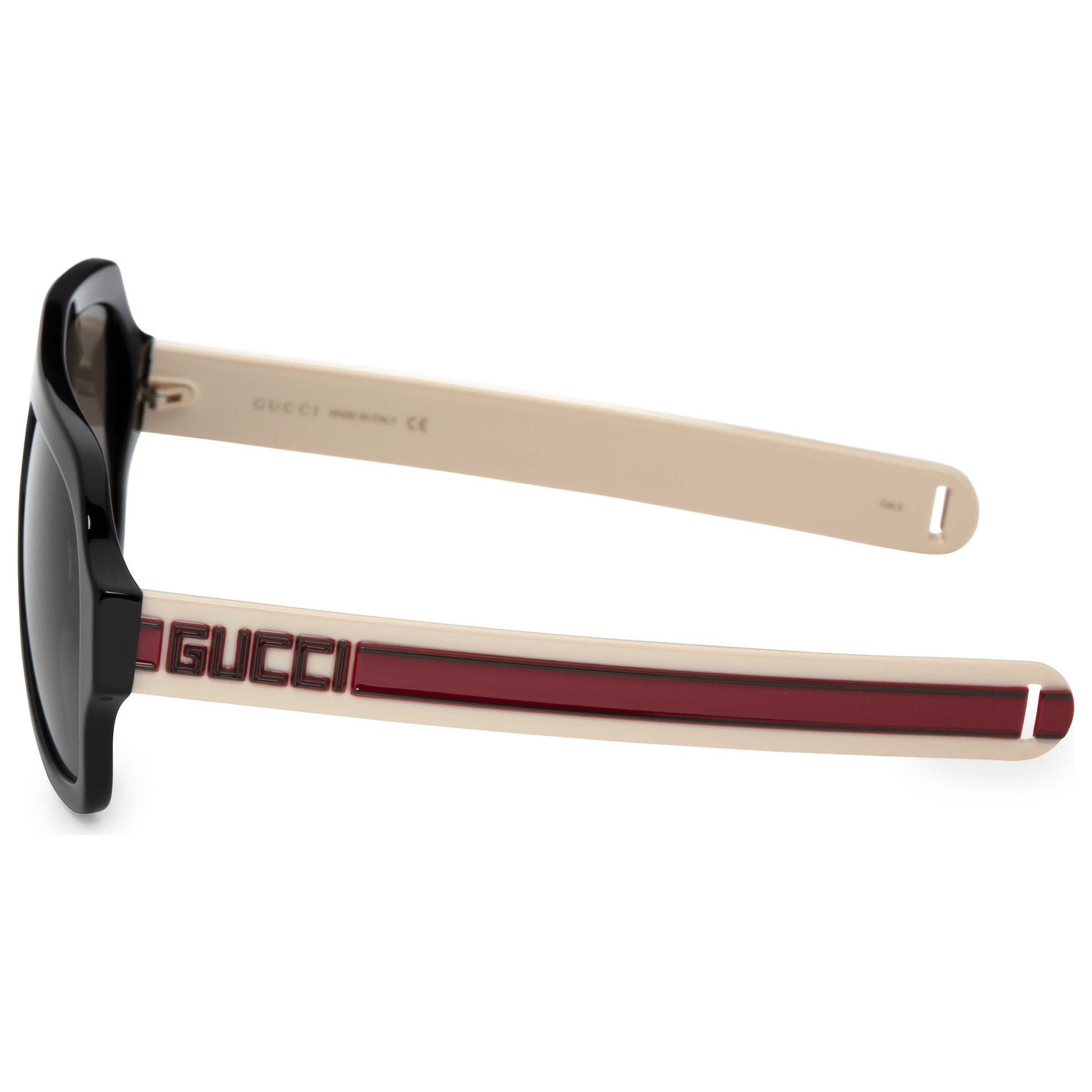 Back view of Gucci Fashion Unisex Sunglasses GG0255S-001