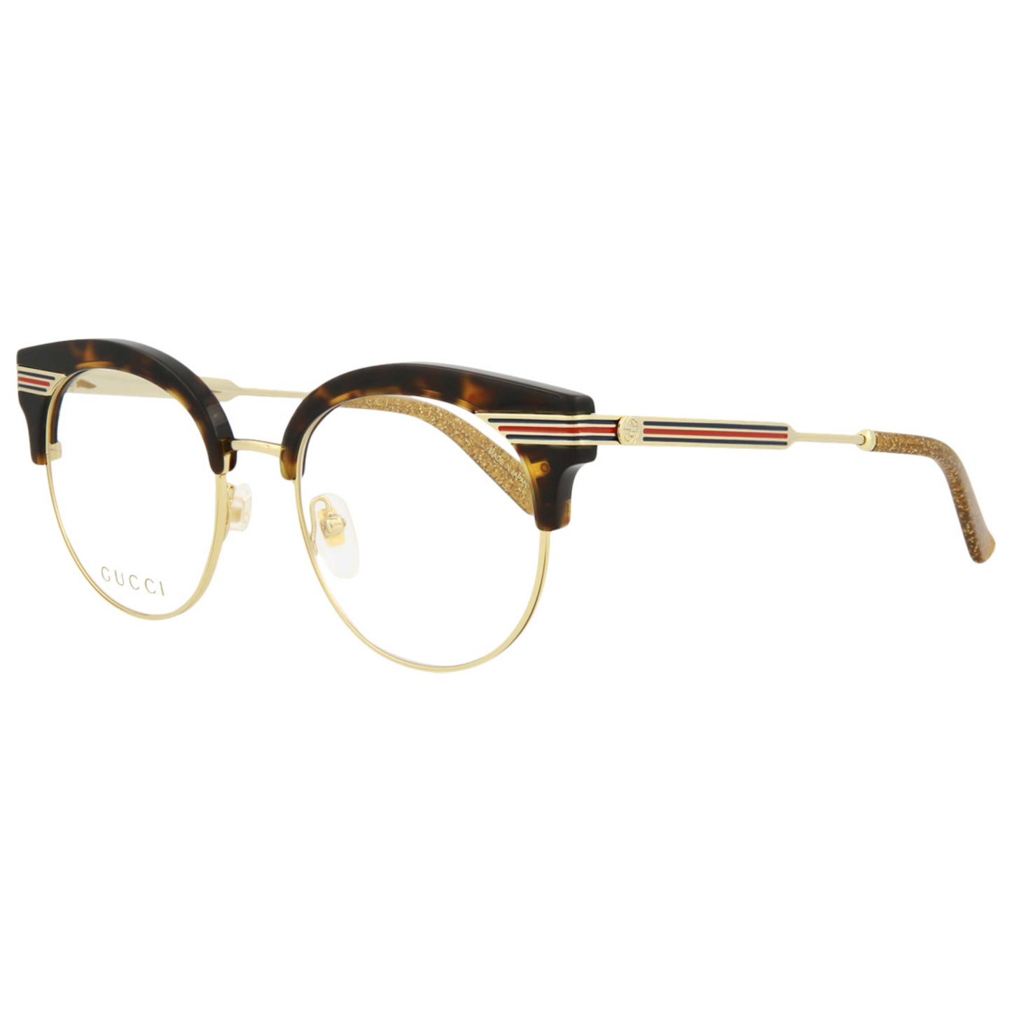 Front view of Gucci Novelty Women's Opticals GG0285O-30002383-002