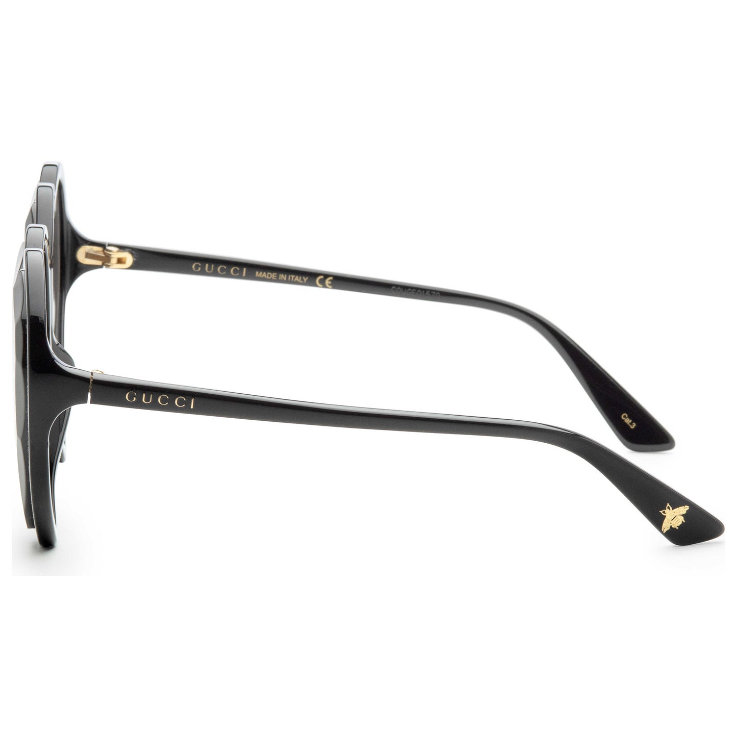 Back view of Gucci Fashion Inspired Women's Sunglasses GG0360S-001