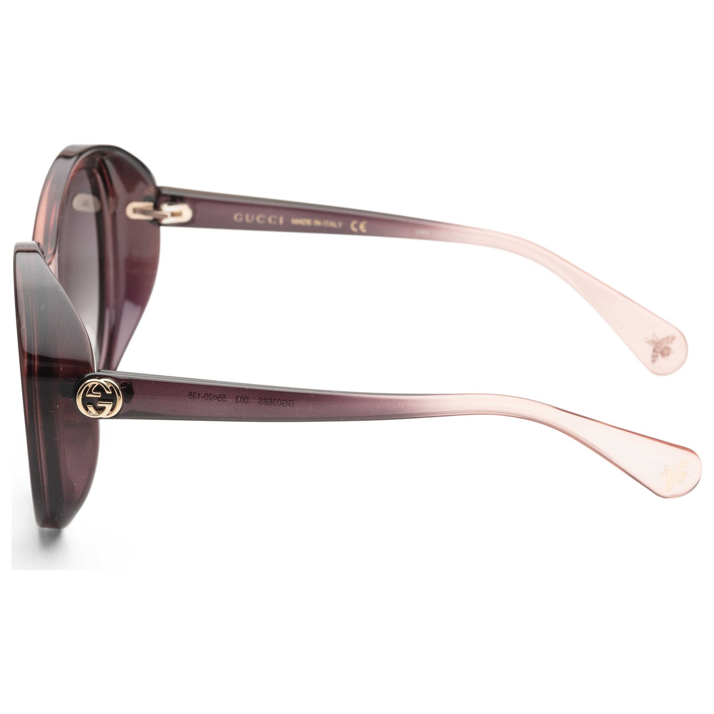 Left view of Gucci Fashion Women's Sunglasses GG0368S-30006035003