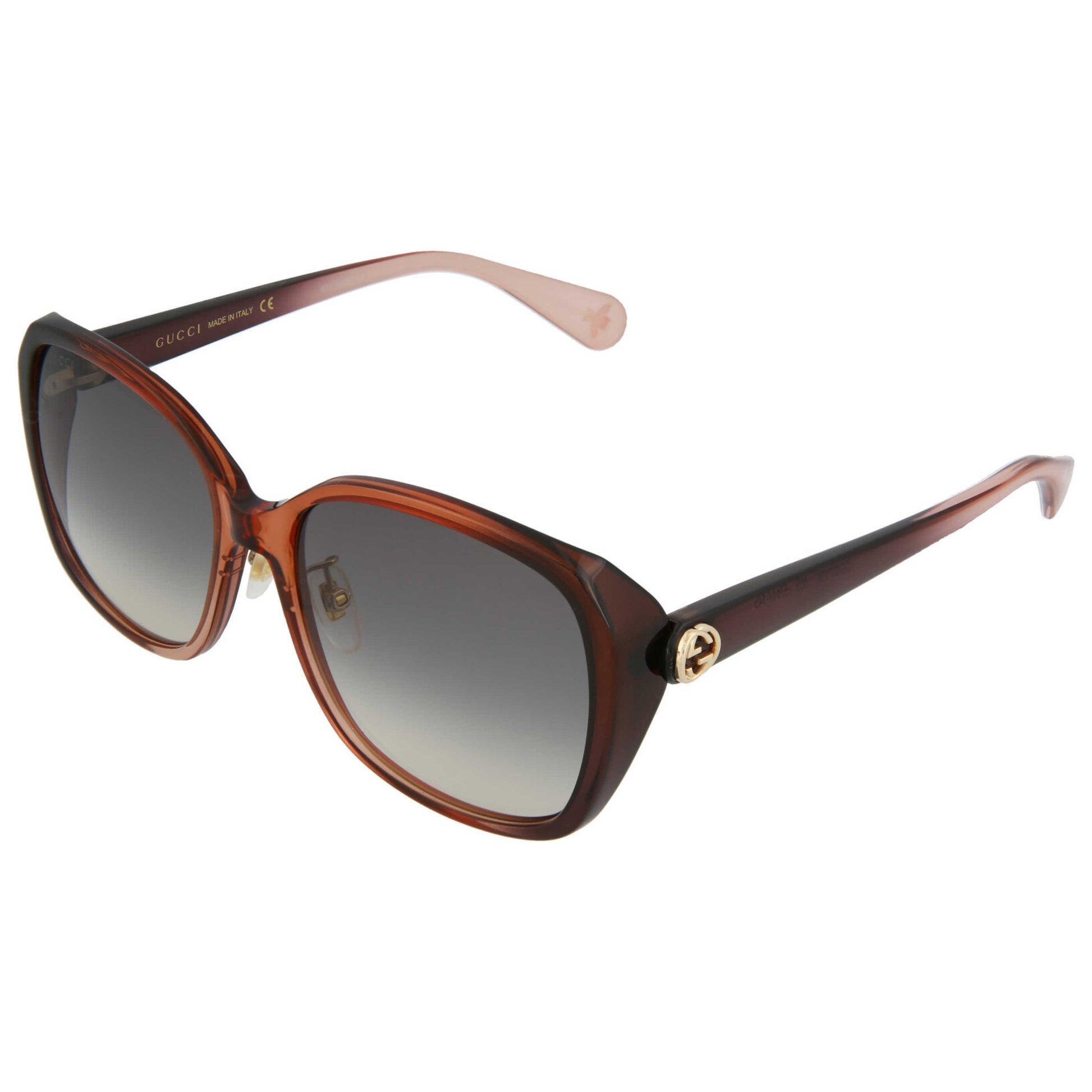 Front view of Gucci Core Women's Sunglasses GG0371SK-30006040003