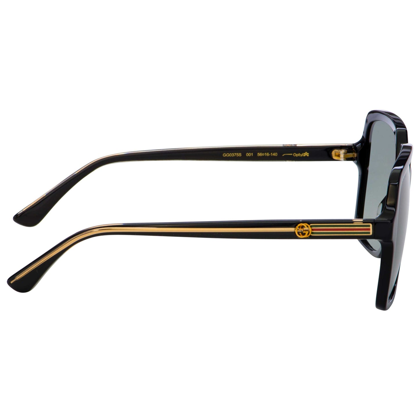 Gucci Fashion Women's Sunglasses GG0375S-001 - Image #3
