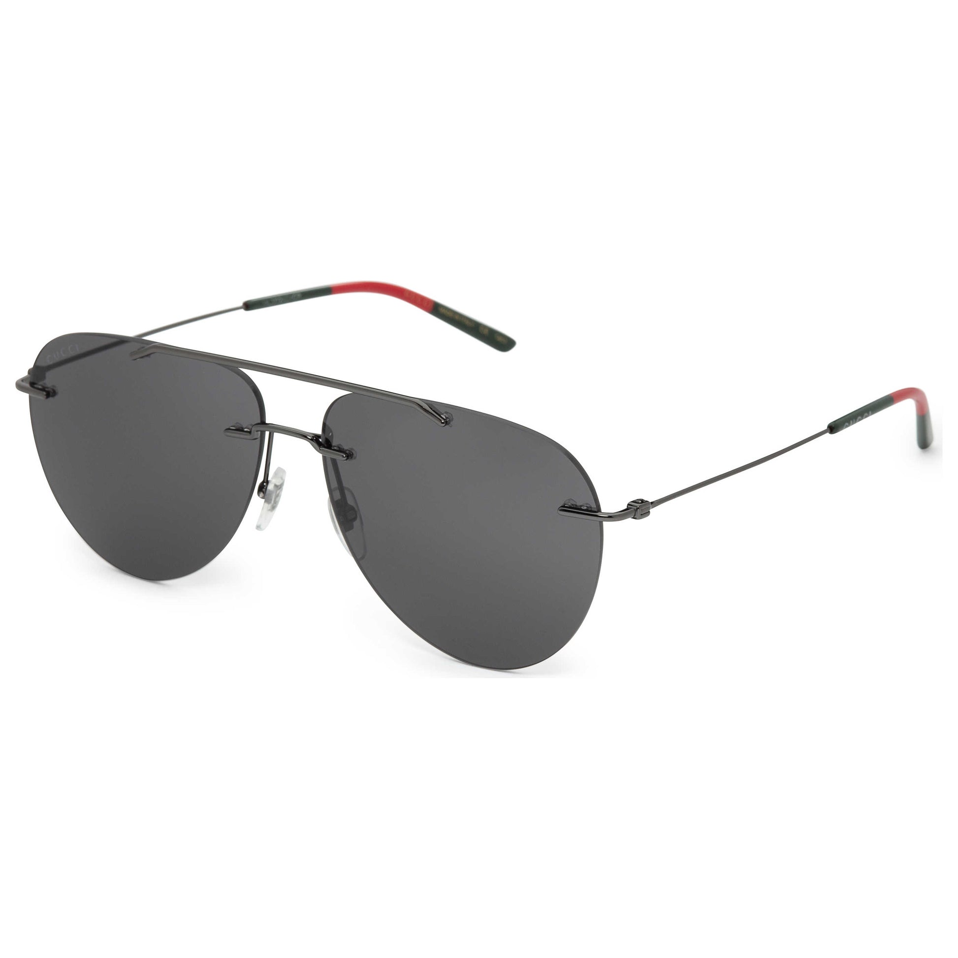 Front view of Gucci Fashion Men's Sunglasses GG0397S-001