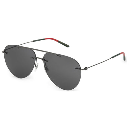Front view of Gucci Fashion Men's Sunglasses GG0397S-001