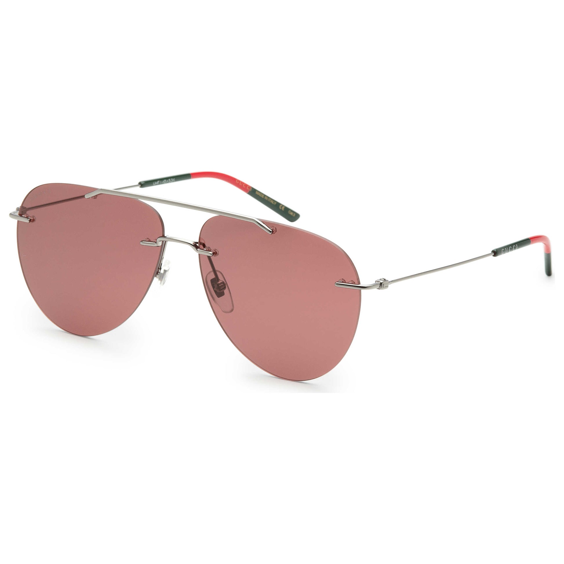 Front view of Gucci Gucci Logo Men's Sunglasses GG0397S-004