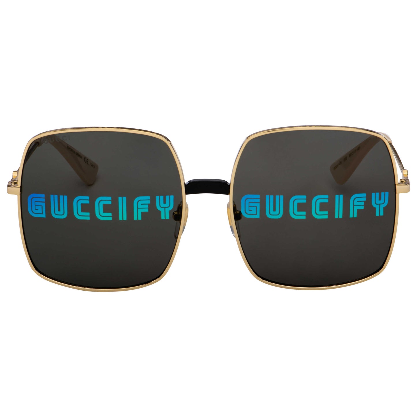 Back view of Gucci Fashion Women's Sunglasses GG0414S-002