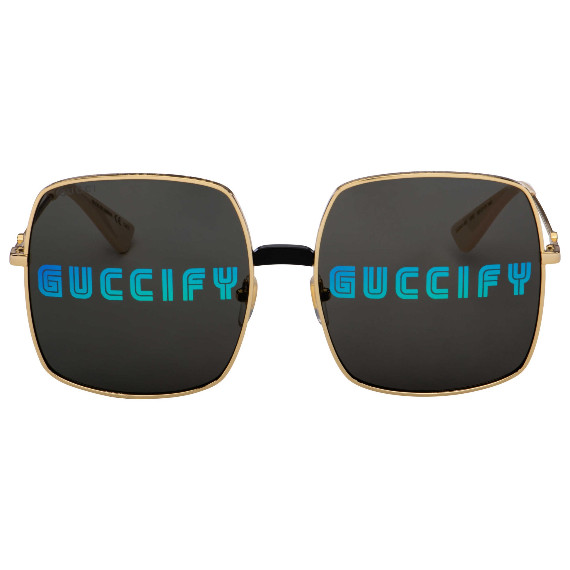 Back view of Gucci Fashion Women's Sunglasses GG0414S-002