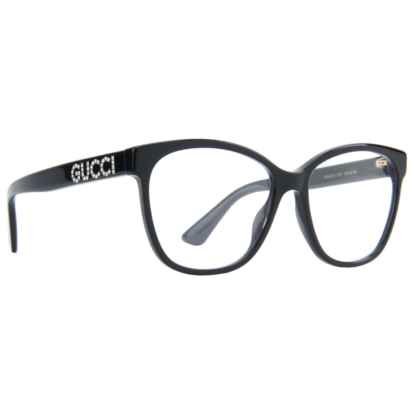 Front view of Gucci Fashion Men's Opticals GG0421O-001-55