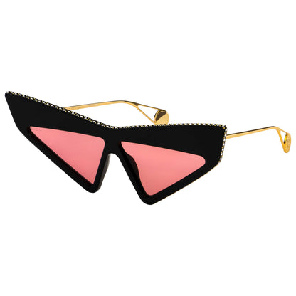 Front view of Gucci Fashion Women's Sunglasses GG0430S-001