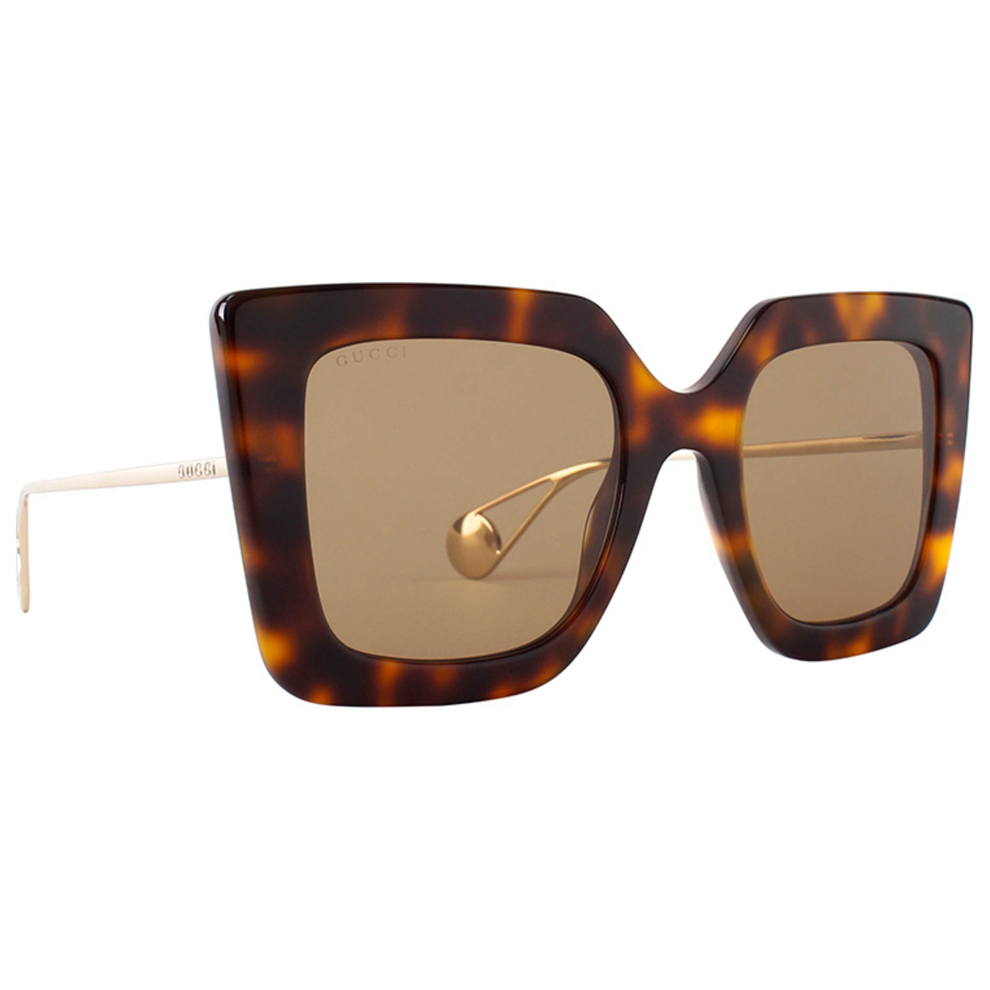 Front view of Gucci Fashion Men's Sunglasses GG0435S-003-51