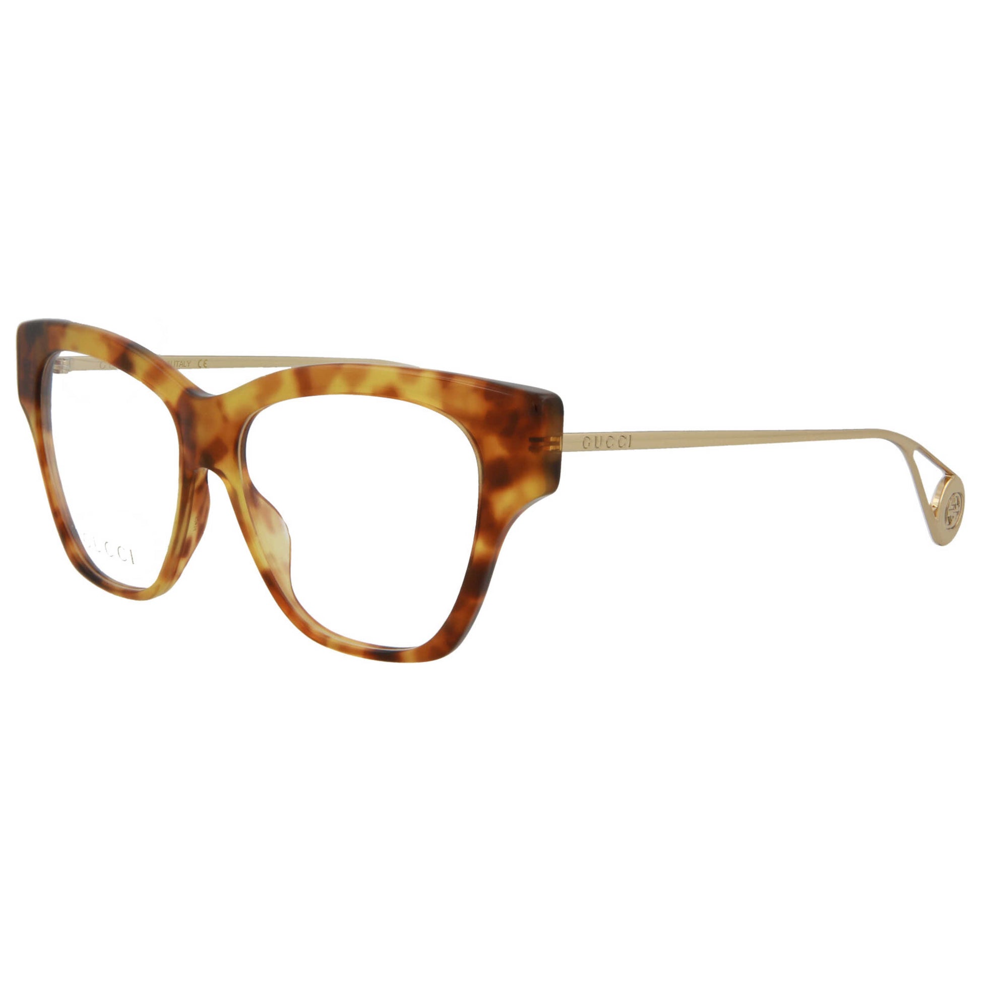 Front view of Gucci Novelty Women's Opticals GG0438O-30006457-002