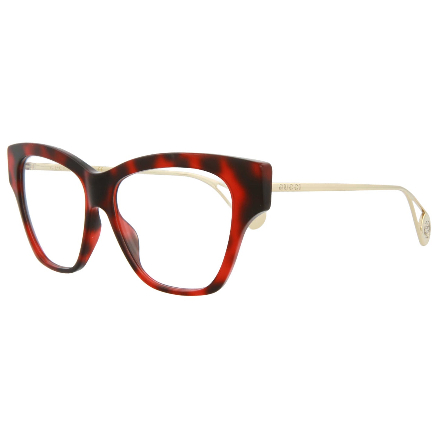 Front view of Gucci Novelty Women's Opticals GG0438O-30006457-004