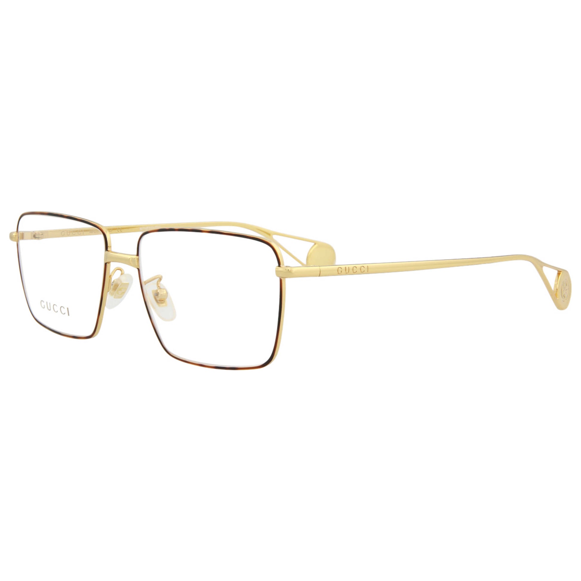 Front view of Gucci Novelty Women's Opticals GG0439O-30006461-006