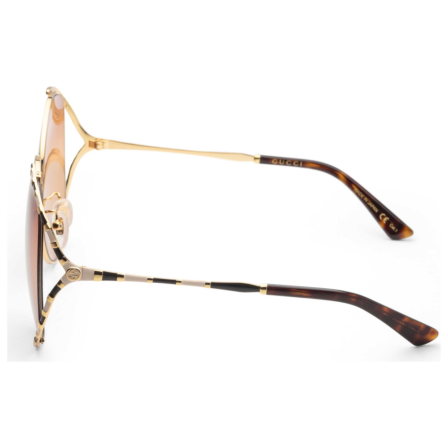 Left view of Gucci Novelty Women's Sunglasses GG0595S-30008116007