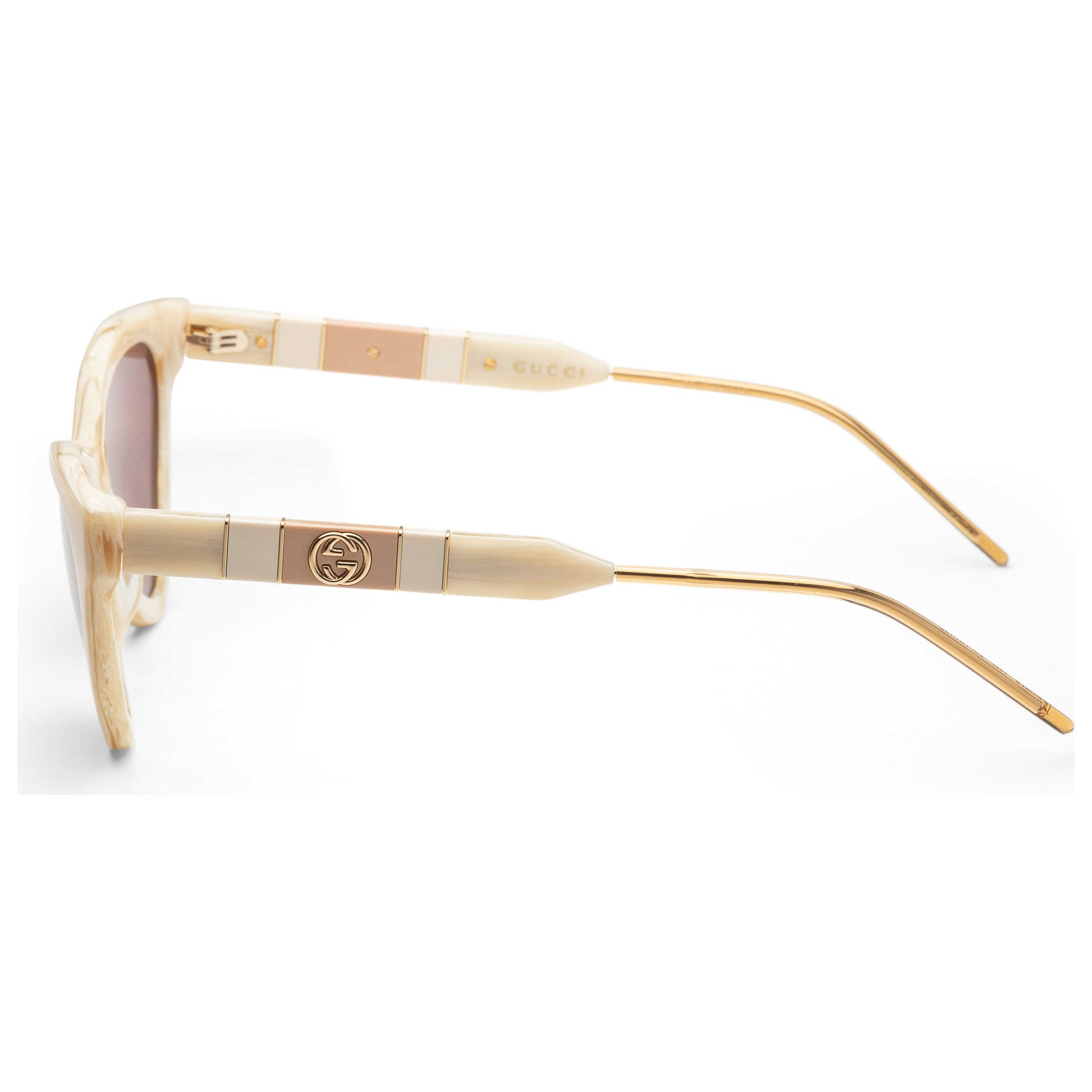 Left view of Gucci Novelty Women's Sunglasses GG0597S-30008103005