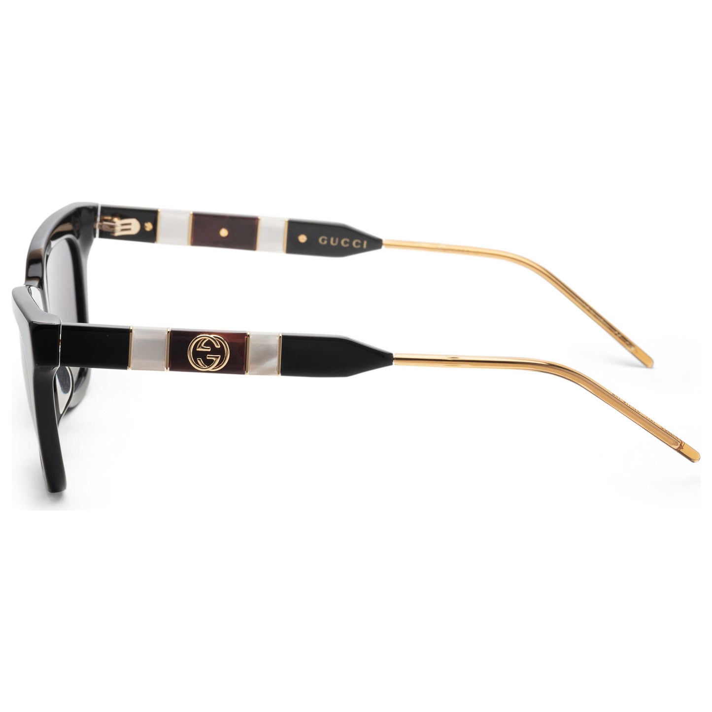 Left view of Gucci Novelty Women's Sunglasses GG0598S-001
