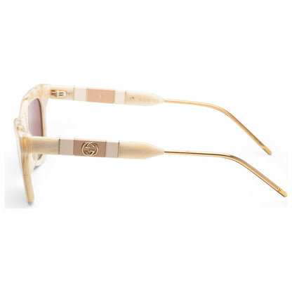 Left view of Gucci Novelty Women's Sunglasses GG0598S-30008105005