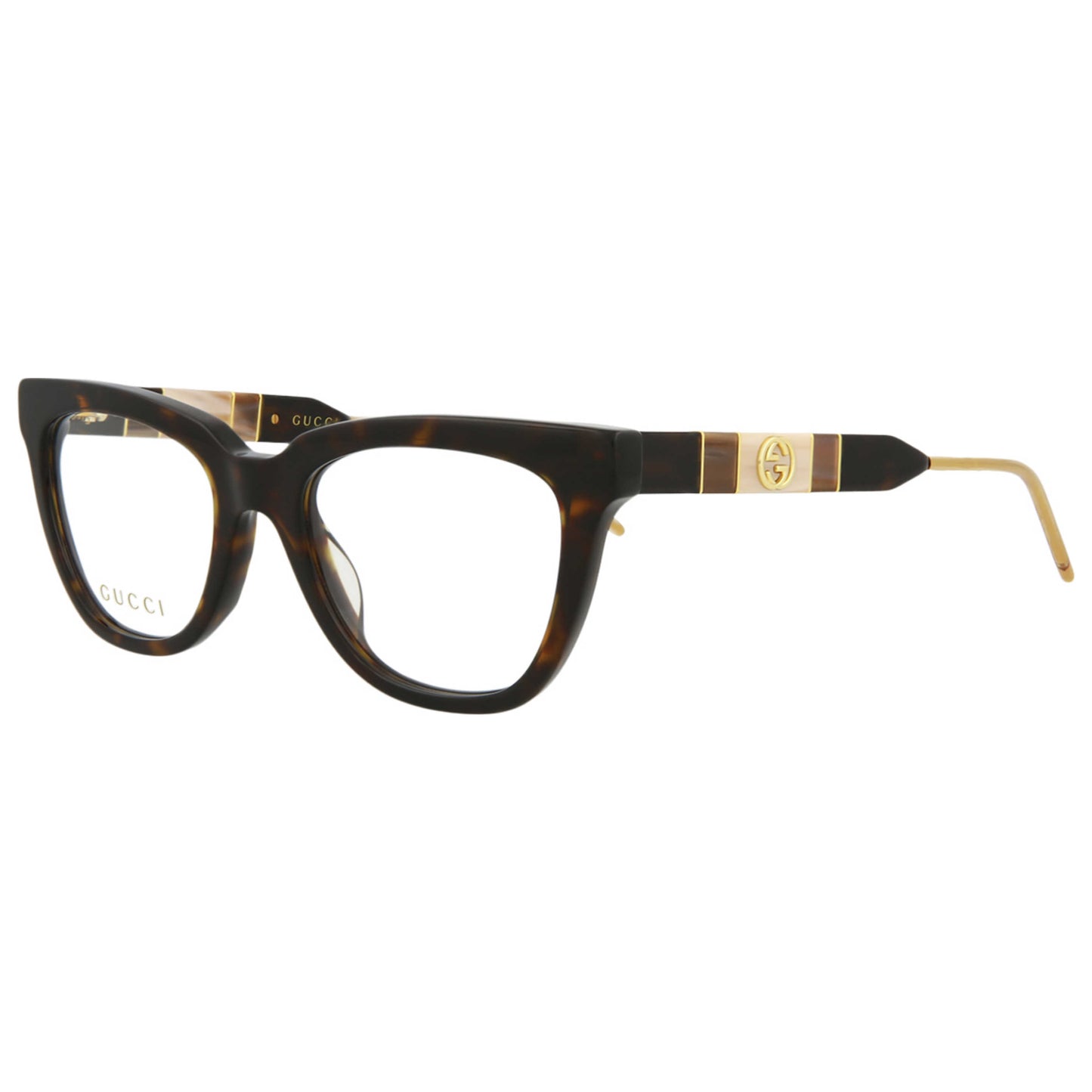 Front view of Gucci Novelty Women's Opticals GG0601O-30008108-005