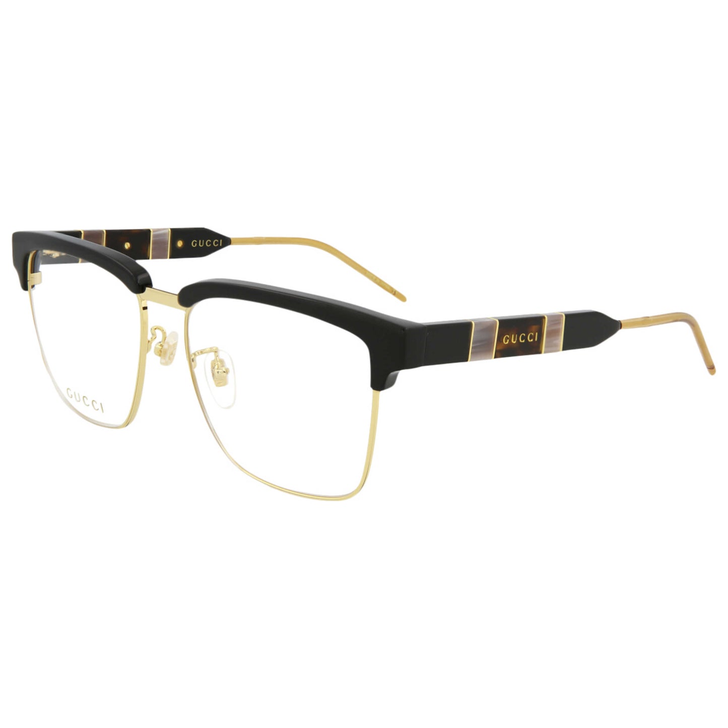 Front view of Gucci Novelty Men's Opticals GG0605O-30008100-006