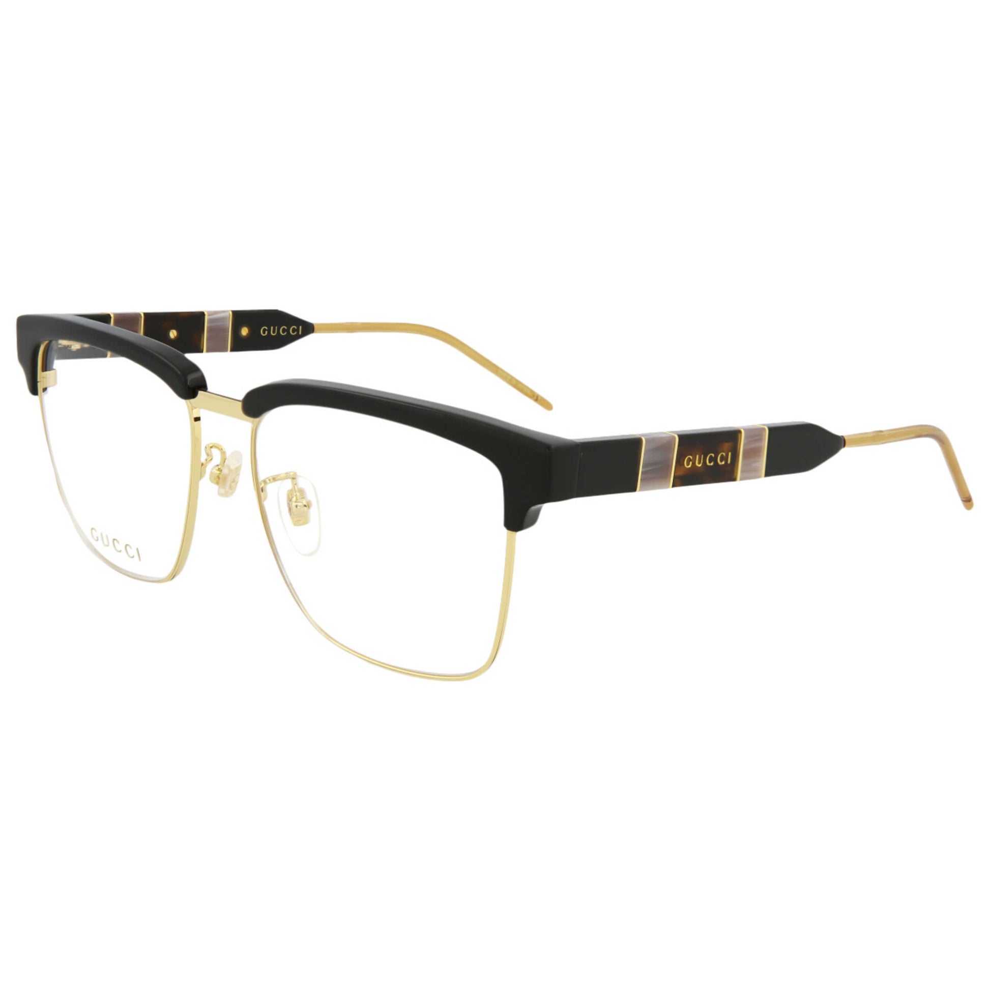 Front view of Gucci Novelty Men's Opticals GG0605O-30008100-006