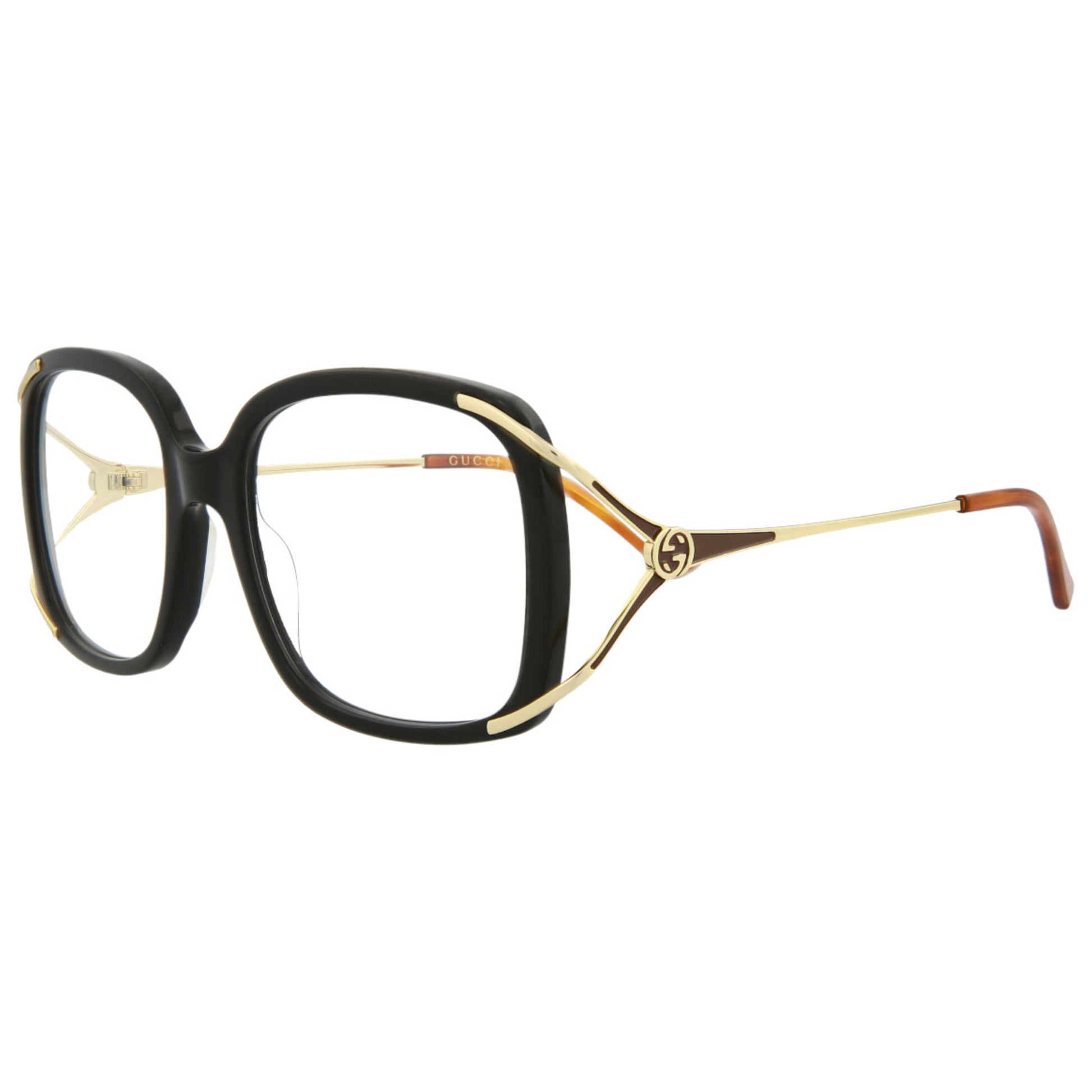 Front view of Gucci Novelty Women's Opticals GG0648O-30008609-001