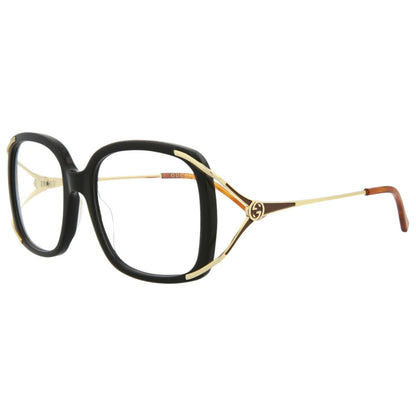 Front view of Gucci Novelty Women's Opticals GG0648O-30008609-001