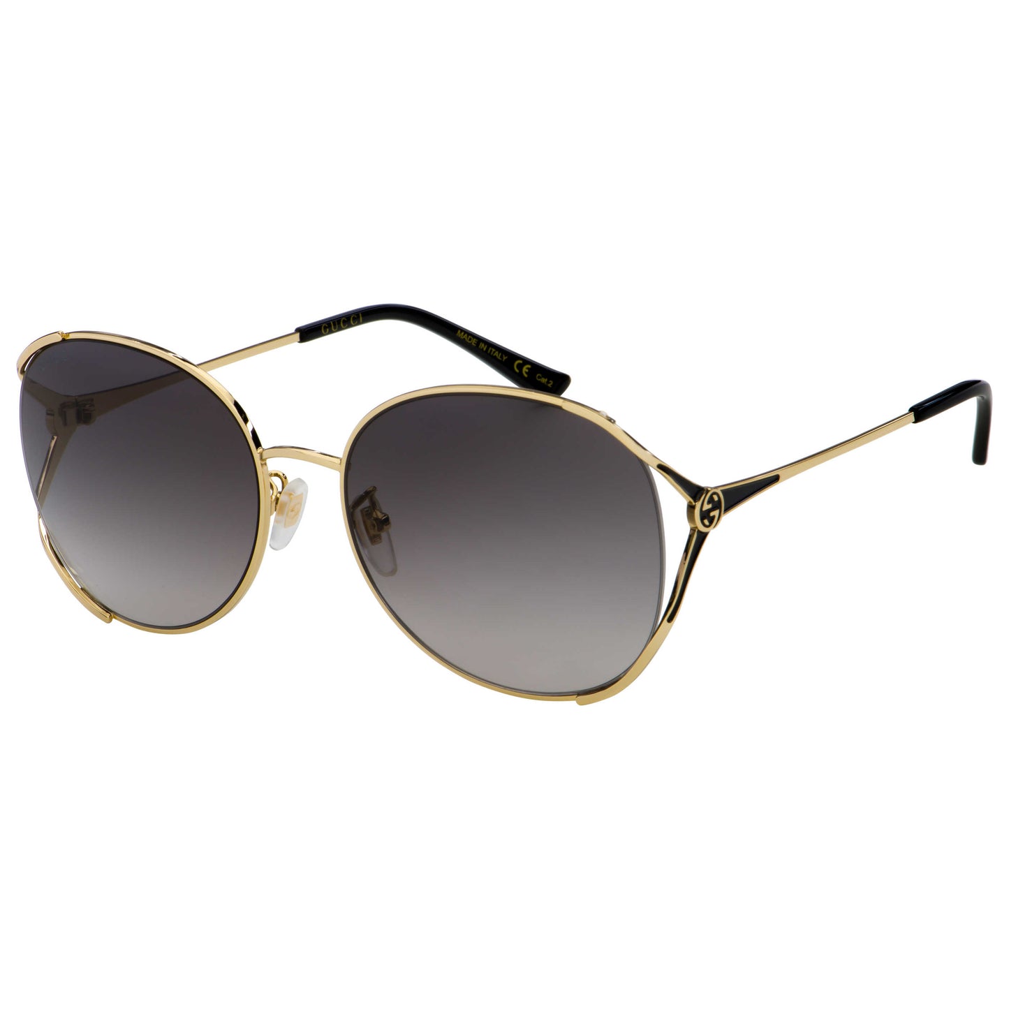 Front view of Gucci Fashion Women's Sunglasses GG0650SK-001