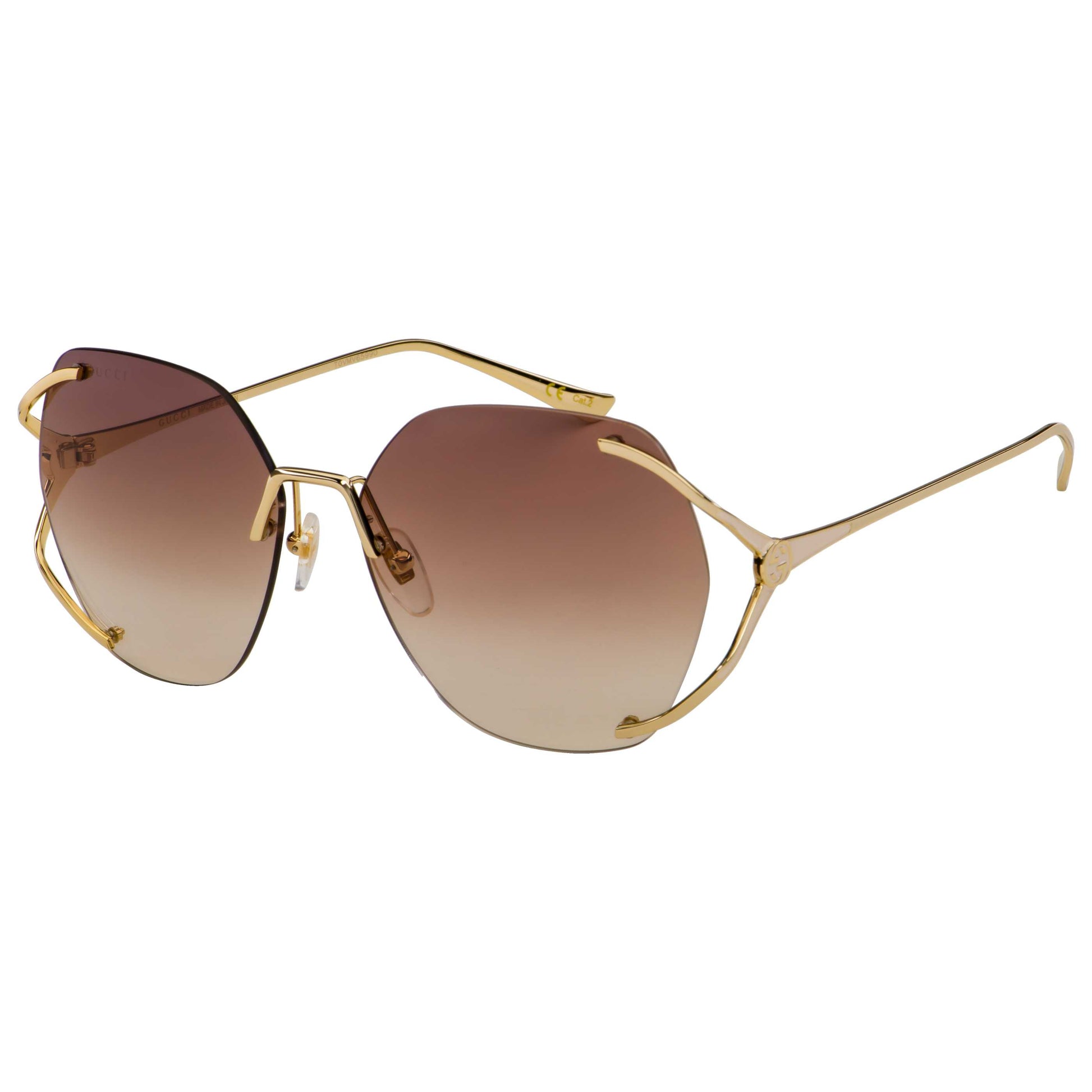 Front view of Gucci Fashion Women's Sunglasses GG0651S-003